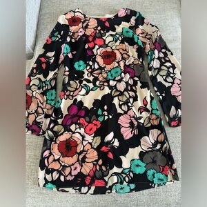 Express Floral Long Sleeve Mini Dress Size 2